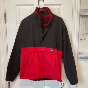 Reversible quarter zip jacket